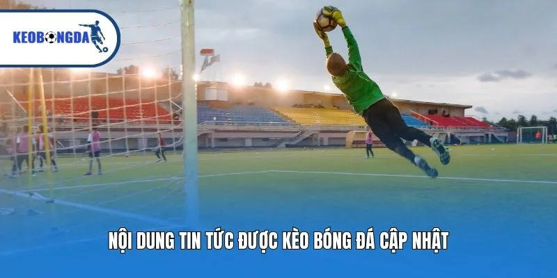 Nội dung tin tức được Kèo bóng đá cập nhật