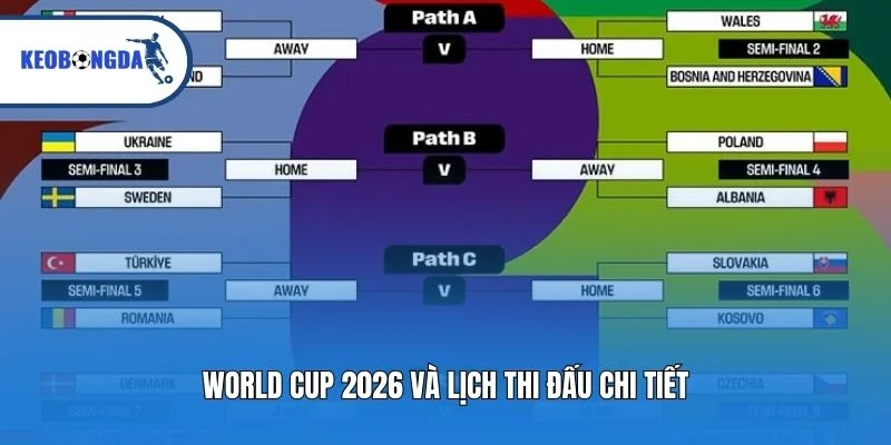 World Cup 2026 và lịch thi đấu chi tiết